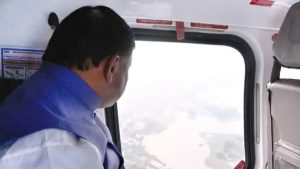CM Mohan Majhi Takes to the Skies for Aerial Survey