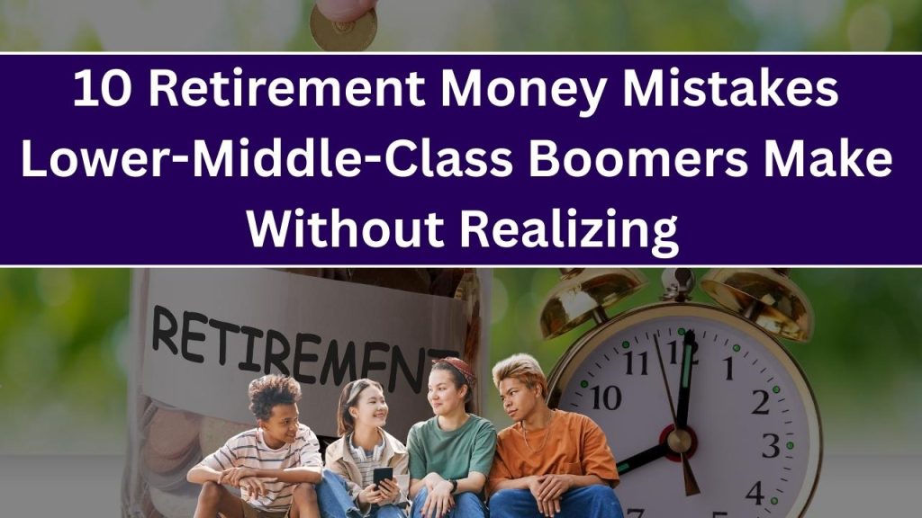 10 Retirement Money Mistakes Lower-Middle-Class Boomers Make Without Realizing 1 10 Retirement Money Mistakes