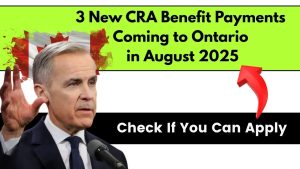 3 New CRA Benefit Payments Coming to Ontario in August 2025