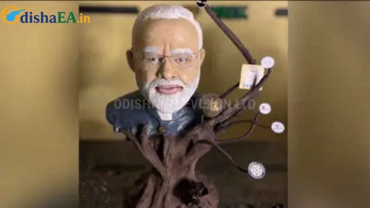 70 Kg Chocolate Sculpture of PM Modi