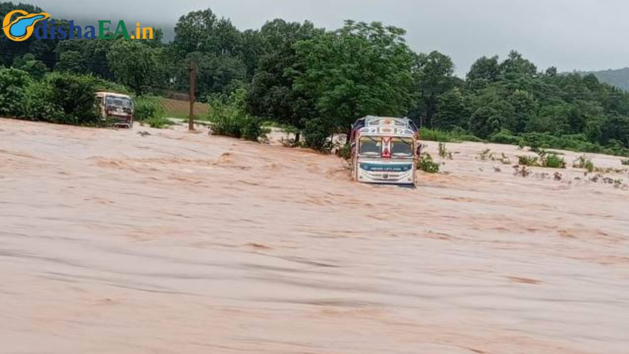 Dramatic Footage Shows Truck Carried Away by Flash Floods