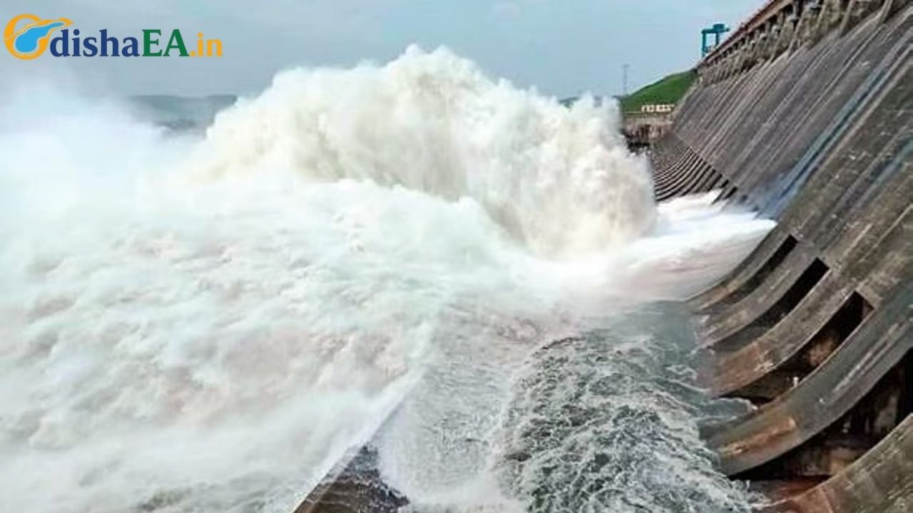 Heavy Rains Force Hirakud Dam to Open Sluice Gates