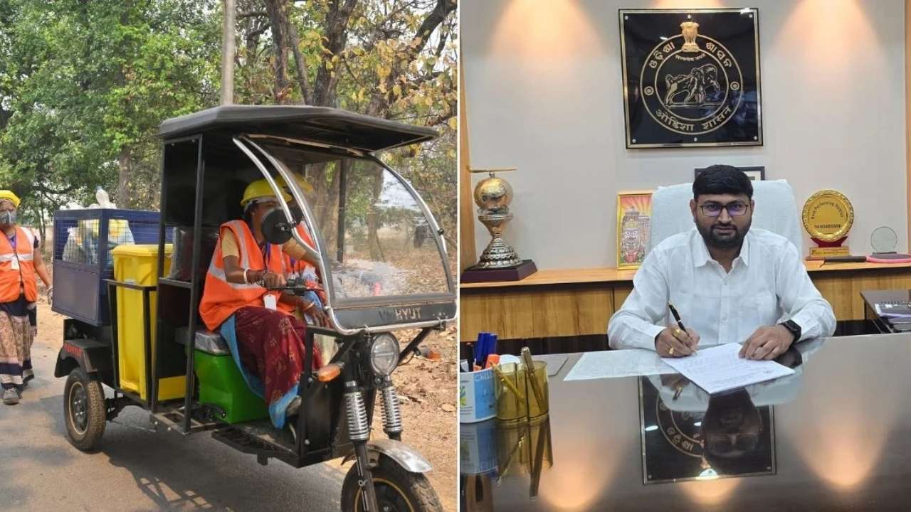 Odisha IAS Officer Warns Against Littering by Sweeping Market Himself