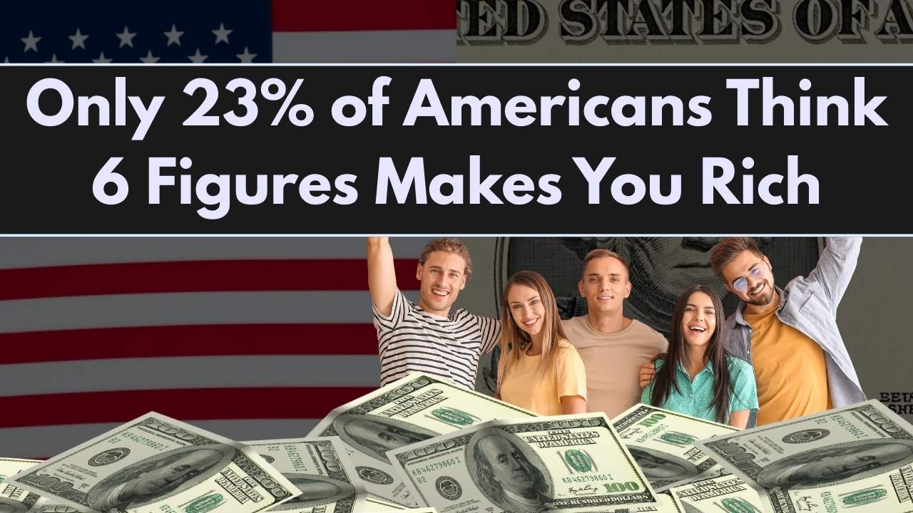 Only 23% of Americans Think 6 Figures Makes You Rich