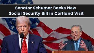 Senator Schumer Backs New Social Security Bill in Cortland Visit