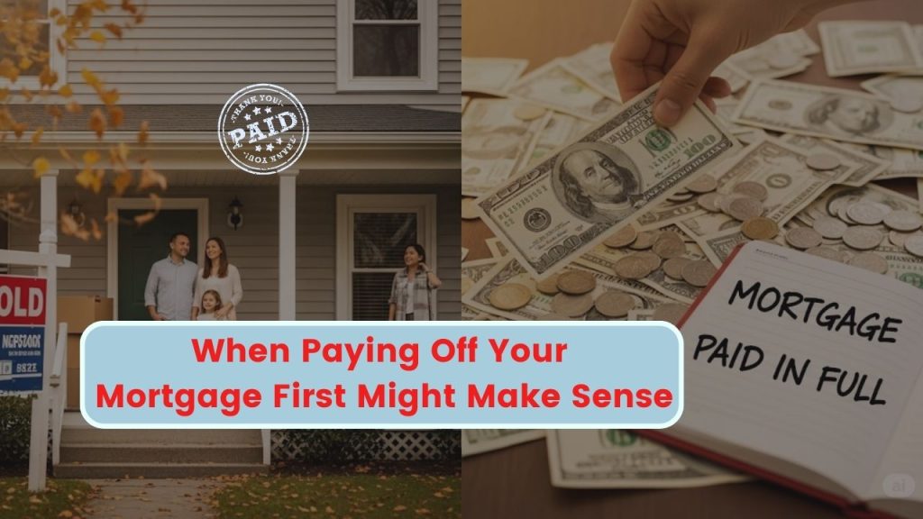 When Paying Off Your Mortgage First Might Make Sense