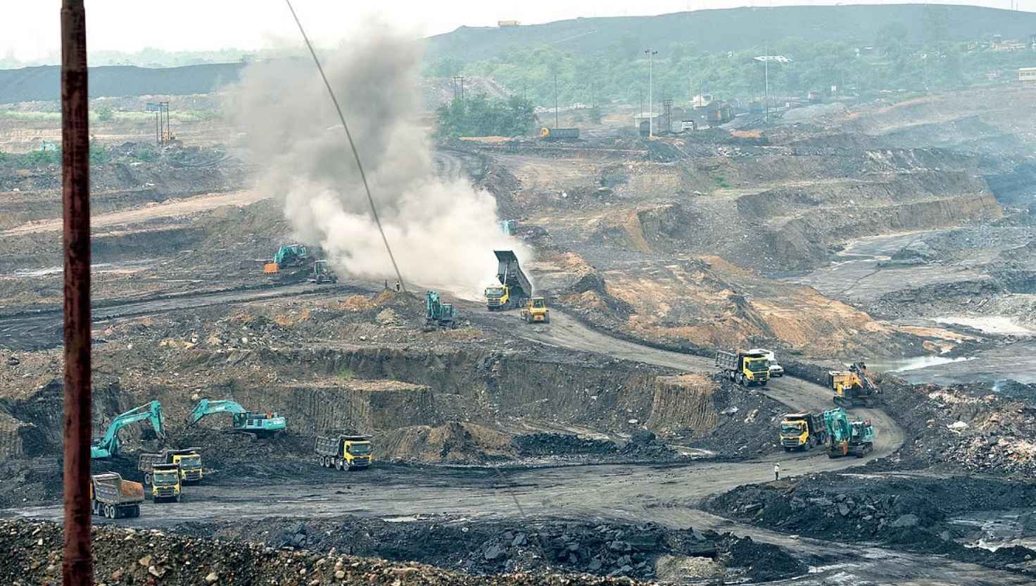 coal mining threat to elephant habitats.