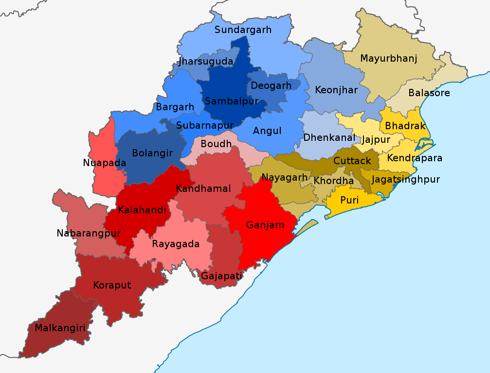 Districts should be Color-coded based on their e-KYC completion percentage