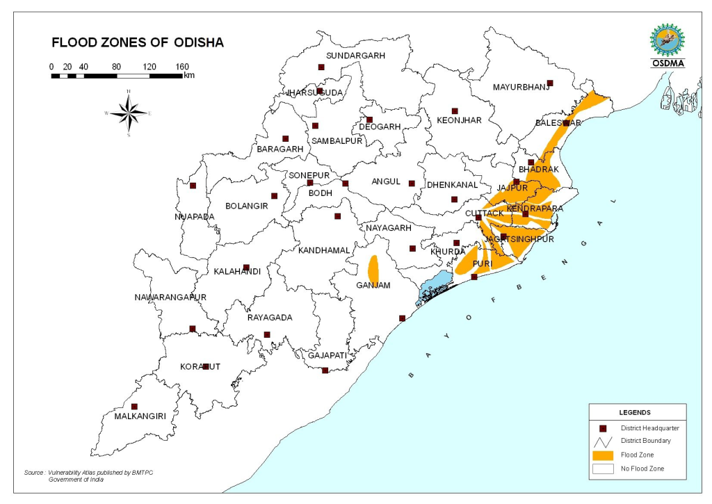 Floods Devastate Kendrapara Agriculture: Paddy Saplings, Vegetable Crops Damaged 2 Odisha State Disaster Management Authority