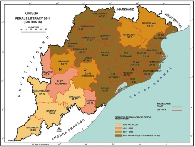 Odisha Government Marks August 9 as Kranti Diwas to Honour Freedom Fighters 2 A historical map of Odisha