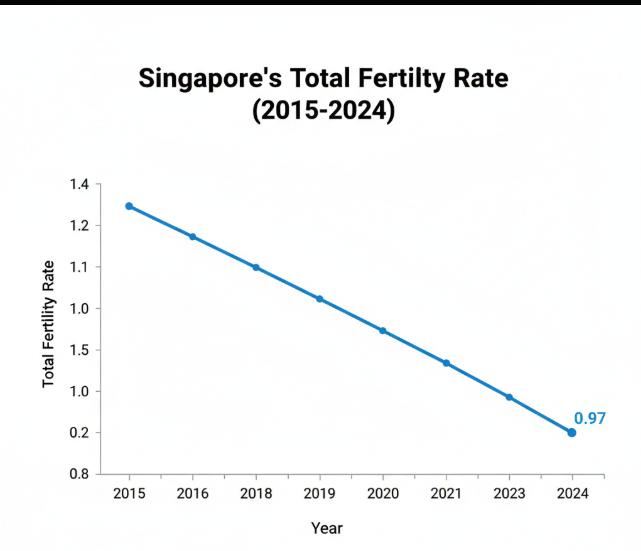 Total Fertility Rate from 2015 to 2025