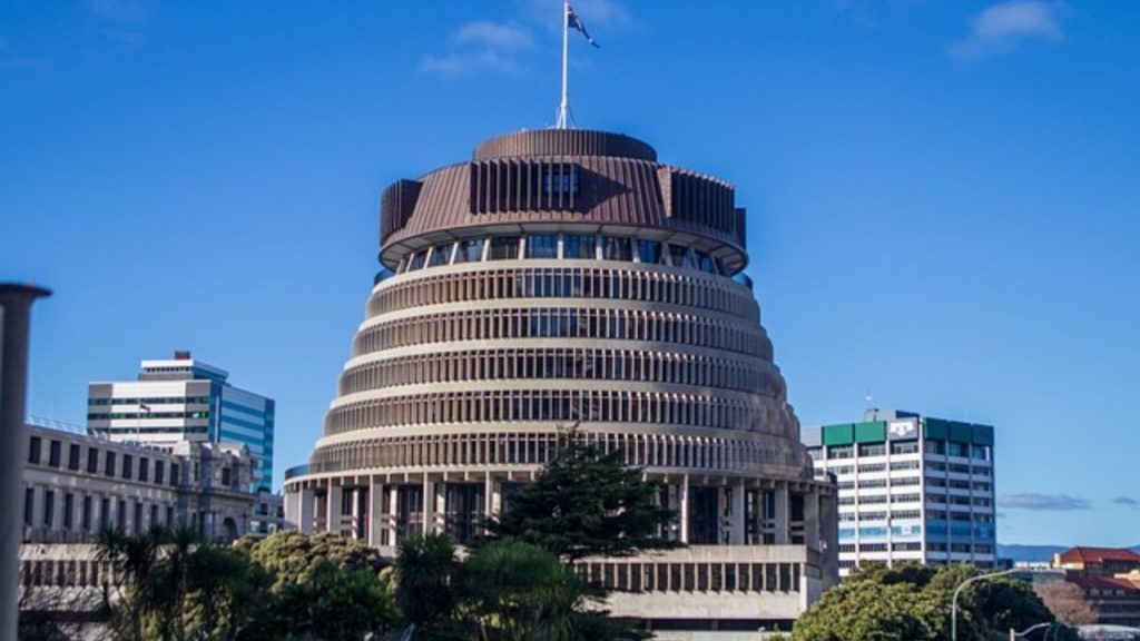 New Zealand's executive government building in Wellington