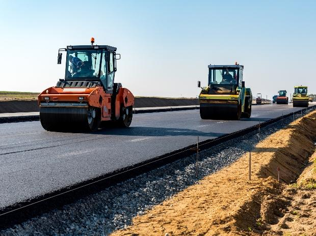  construction of a new rural road in