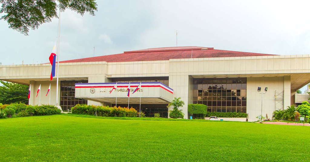 The legislative building of the Philippine Congress in Manila