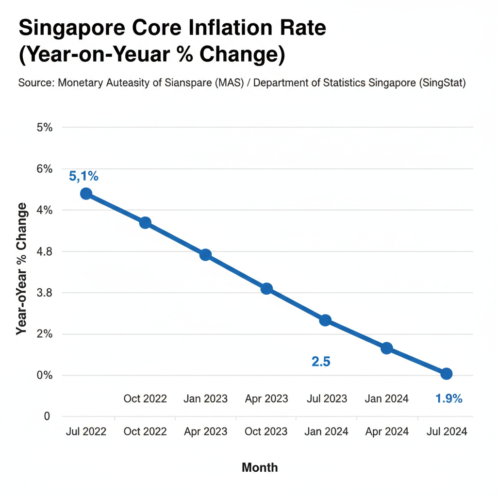 Singapore's core inflation rate