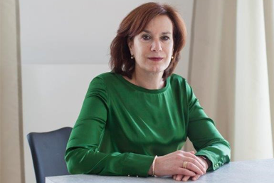 A portrait of Joanne Kellermann, Chair of the Board at Dutch pension fund PFZW.