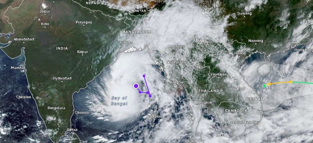 IMD Forecast: Rainfall to Continue in Odisha Till September 8 2 Satellite image